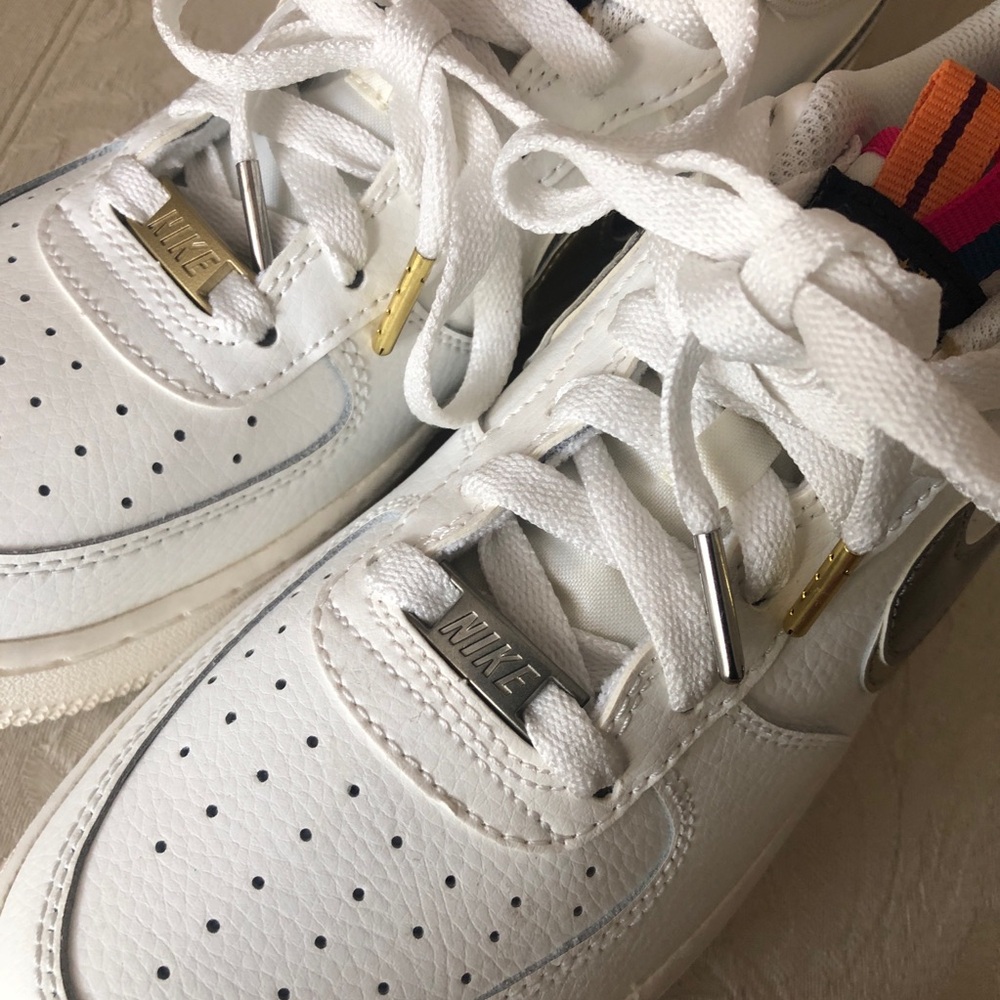 Nike Air Force 1 LV8 low mesh big kid 7y =women size 8-8.5 - Picture 7 of 13